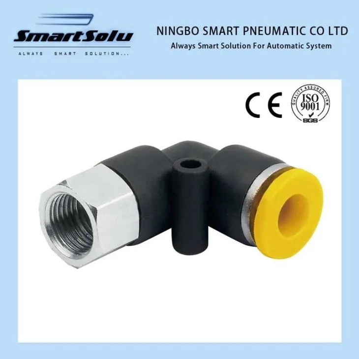 G-threaded Plastic Pneumatic Elbow Push In Fittings