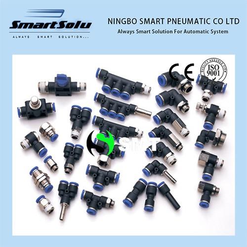 PIJ Type Plug-in Plastic Pneumatic One Touch Tube Fittings