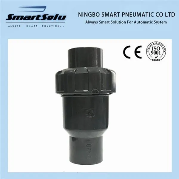 Rückschlagventil aus UPVC-Kunststoff mit Kugel